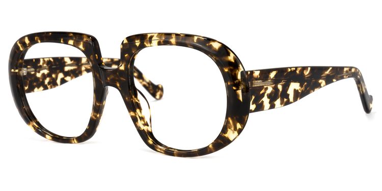 Mackenzie Geometric Dark-Tortoise Glasses