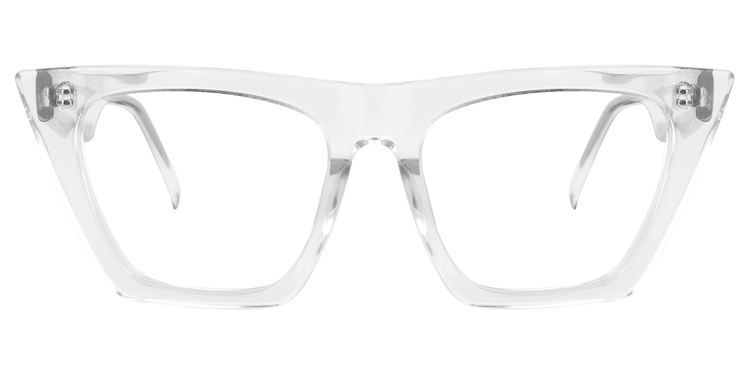 Cecile Cat Eye Clear Glasses