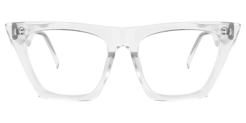 Cecile Cat Eye Clear Glasses