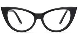 Marilyn Black Cat eye Glasses0