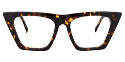 Cecile Cat Eye Tortoise Glasses0