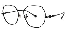 Gefell Geometric Black Glasses1