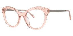 Mileva Cateye Beige Glasses1