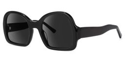 Peffer Geometric Black Sunglasses1