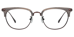 Raines Browline Brown Glasses0