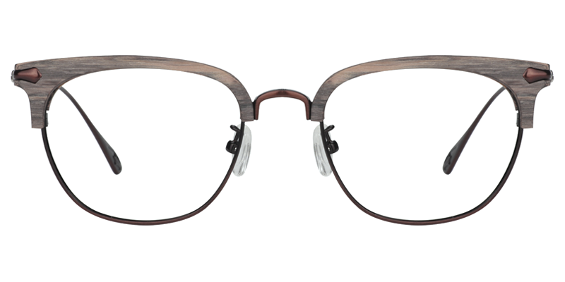 Raines Browline Brown Glasses