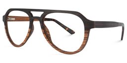 Derek Aviator Wood Glasses1