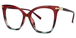 Lamar Red Butterfly Glasses2