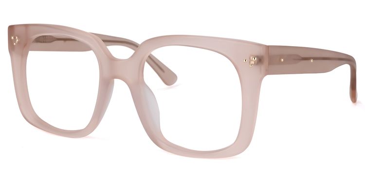Paisley Square Pink Glasses