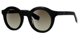 Barger Round Black Sunglasses1
