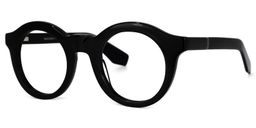 Barger Round Black Glasses1