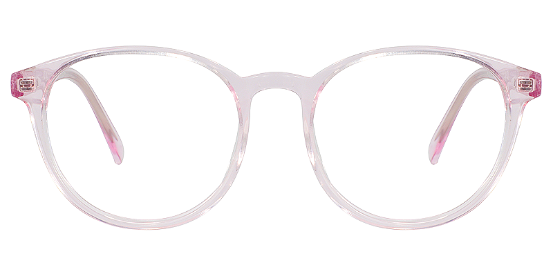 Nydia Oval Glasses Pink Glasses