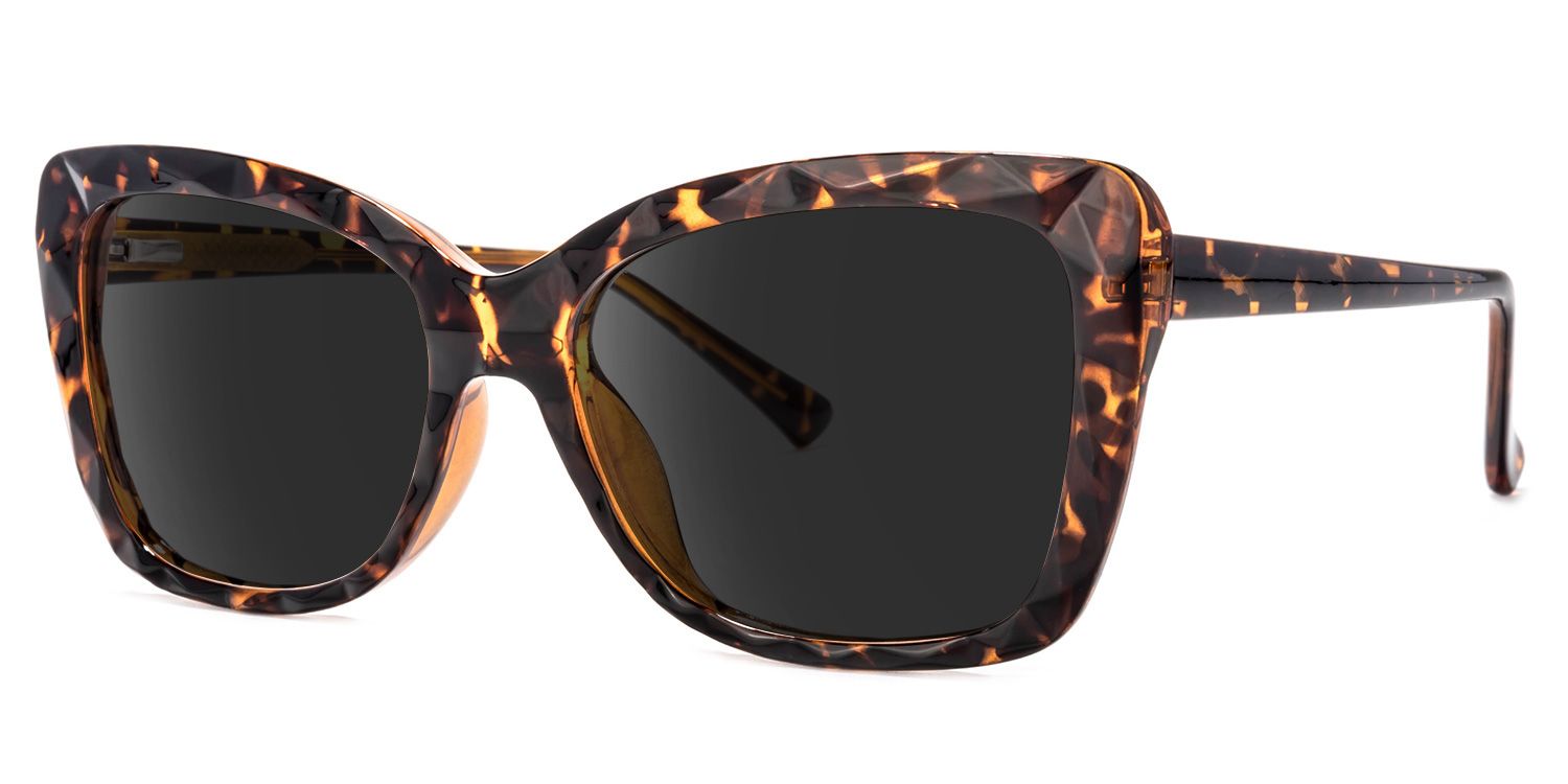 Edna Tr90 Yellow-Tortoise Frame Sunglasses | ZEELOOL UK1