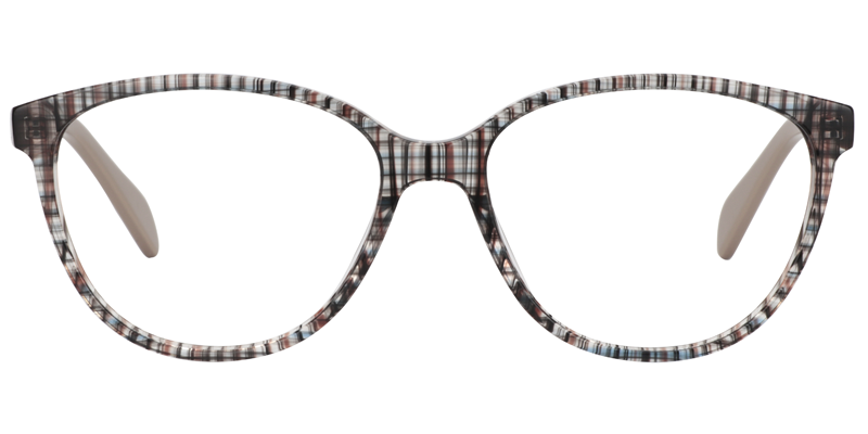 Demi Cateye Brown Glasses