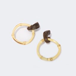 Stylish Annulus White Earrings0