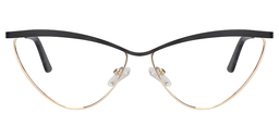 Hedy Cateye Black Glasses 1