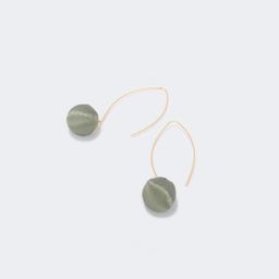 Stylish Ball Fabric Earrings0