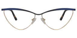 Hedy  Cateye Dark Blue Glasses1