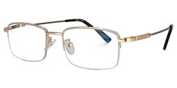 Baggett Rectangle Gold Glasses1