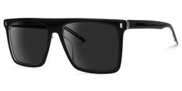 Kenya Square Black Sunglasses1