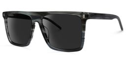 Kenya Square Gray Sunglasses1