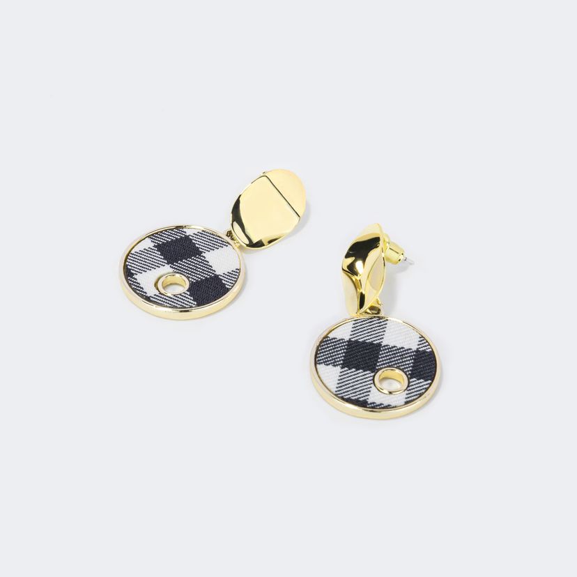 Stylish Modern Fabric Earrings