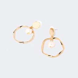 Stylish Twisted Metal Earrings0