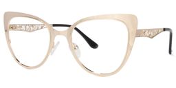 Eileen Cateye Gold Glasses2