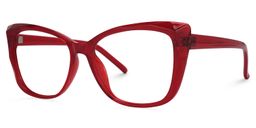 Farris Red Cat eye Glasses2