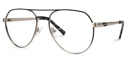 Figueroa Geometric Black-Silver Glasses1