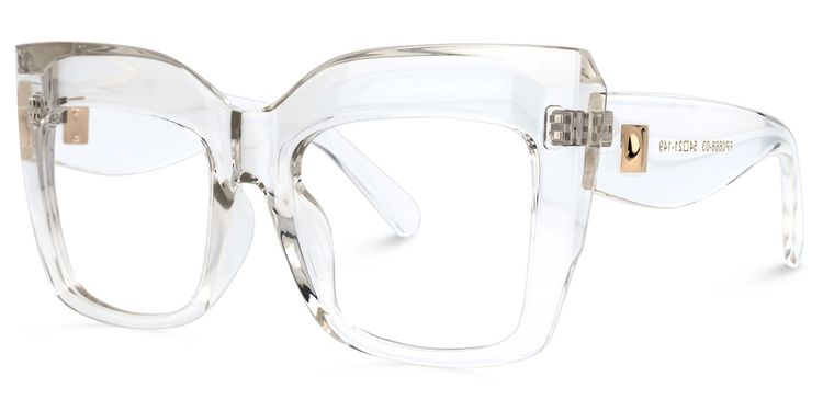 Alberta Cat Eye Clear Glasses