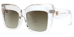 Alberta Cat Eye Clear Sunglasses1