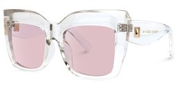Alberta Cat Eye Clear Sunglasses1