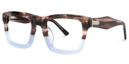 Riley Rectangle Brown Glasses1
