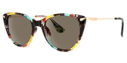 Clement Cat Eye Floral Sunglassesw1