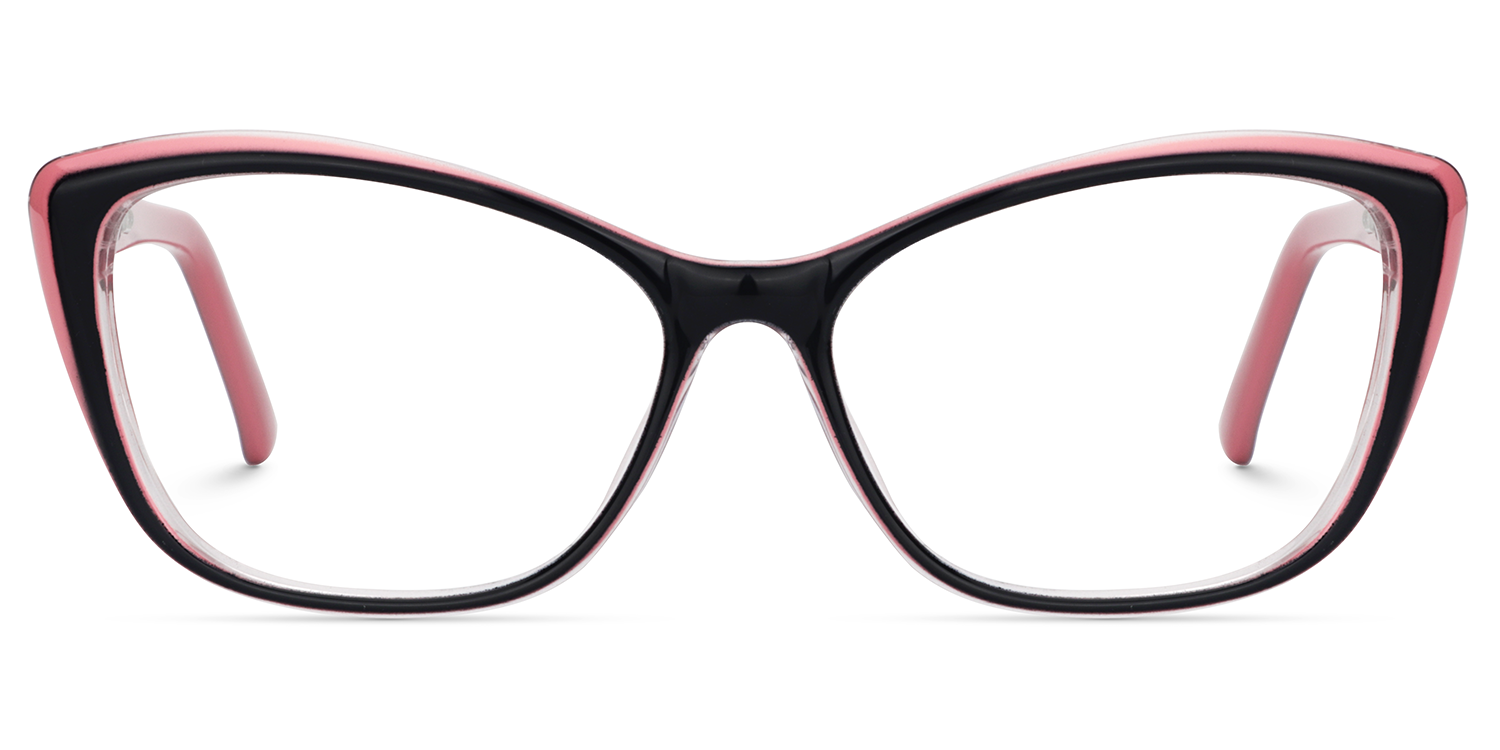Fidelia Cat Eye Black Glasses hover