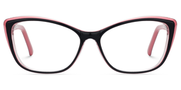 Fidelia Cat Eye Black Glasses0