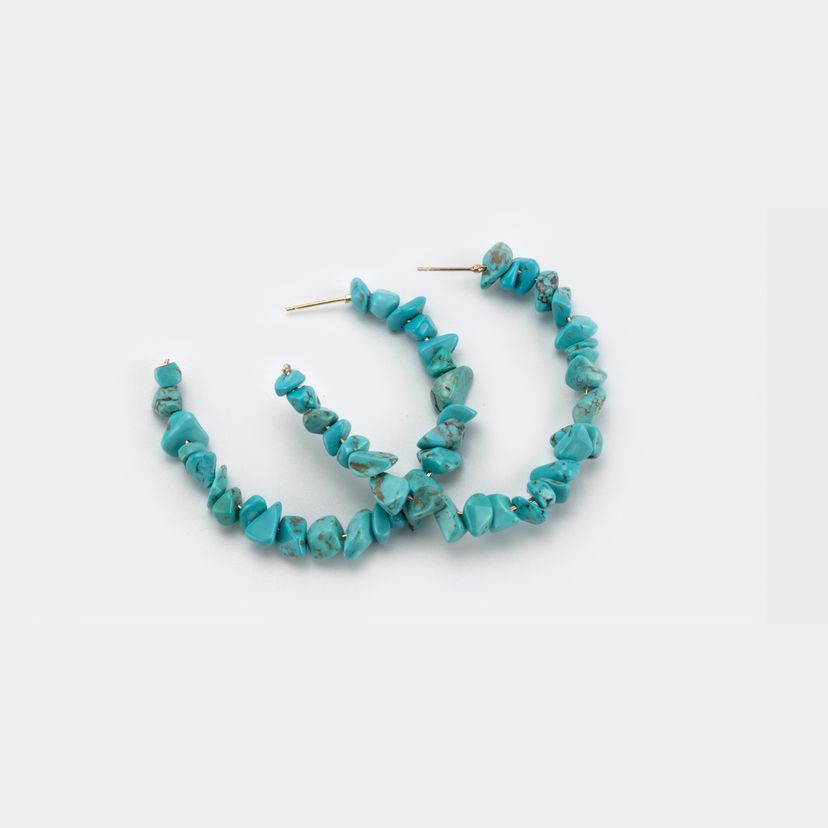 Stylish Turquoise Green Earrings