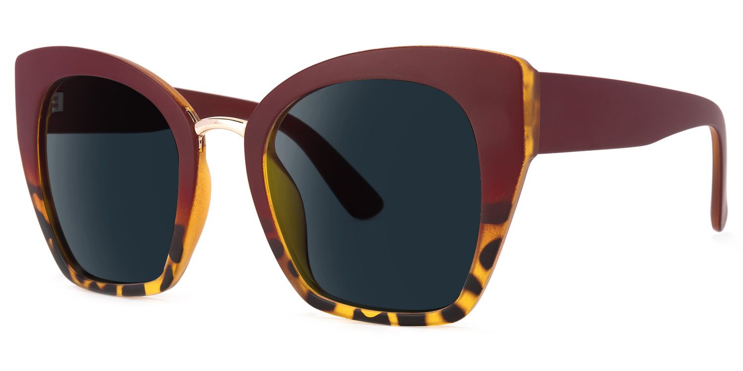 Cat Eye Red Glasses | Zeelool Glasses1