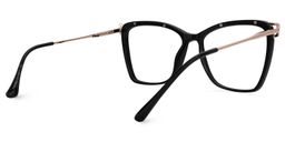 Krystle Square Black Glasses3