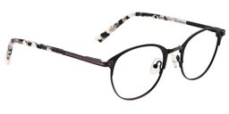 Beata Oval Black Glasses5