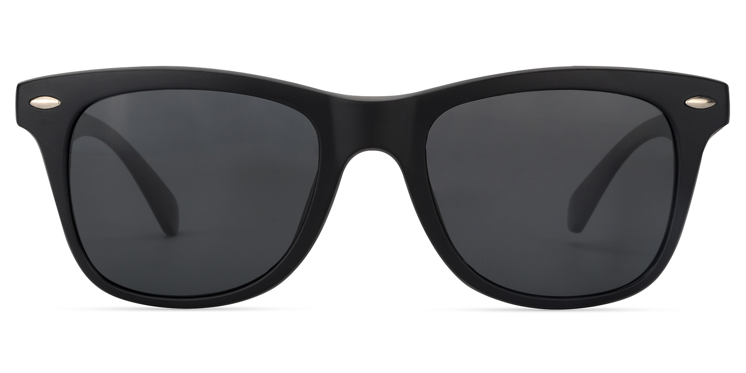 Cilp-on Black Glasses | Zeelool Glasses1