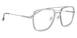 Nayeli Aviator Gray-Silver Glasses2