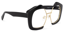 Frankie Geometric Black Glasses2