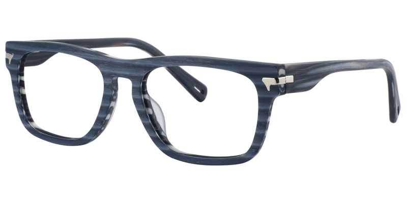 Rectangle Dark Blue Glasses2