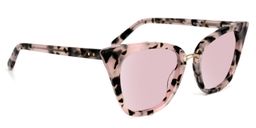 Martha Cat Eye Pink Floral Sunglasses2