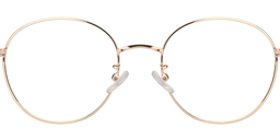 Judy Round Gold Glasses2