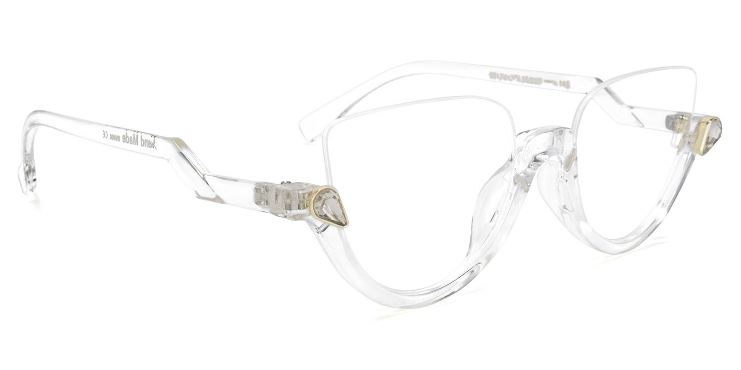 Cat Eye Clear Glasses 2