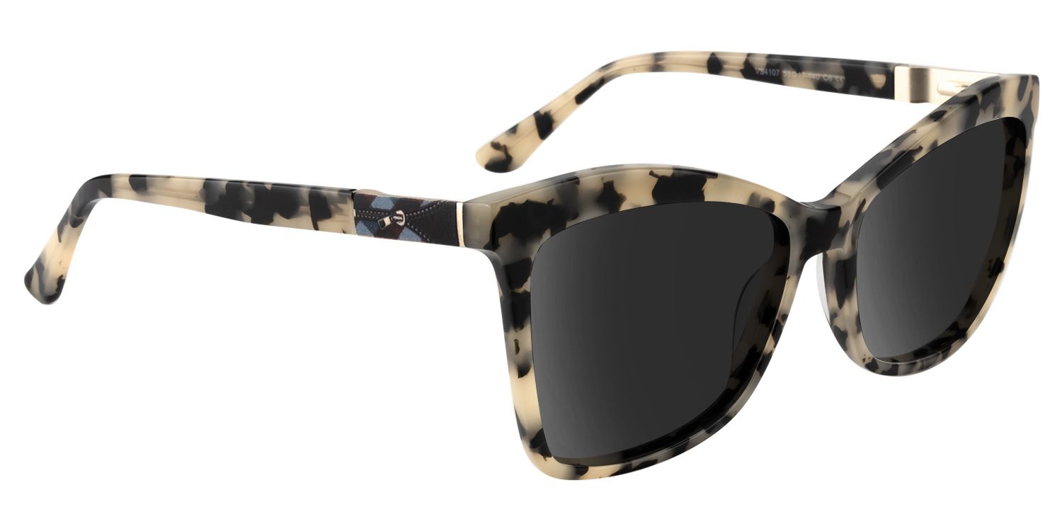Alfred Acetate Light-Tortoise Butterfly Frame Sunglasses | ZEELOOL UK2