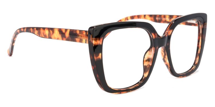 Brenda Square Tortoise Glasses